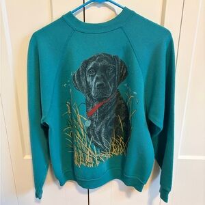 Black lab crew neck